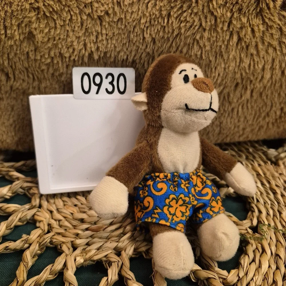 ✅Build-A-Bear Workshop Monkey Plush Brown Chimp Tropical Outfit #️⃣0930